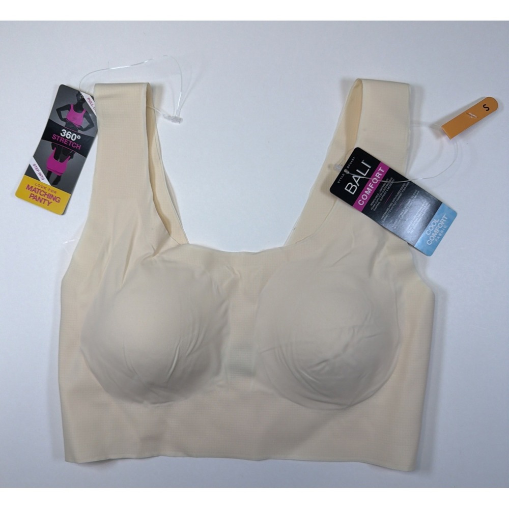 Bali Wirefree Bra Comfort Revolution Easylite New S Light Beige DF3491 Pullover